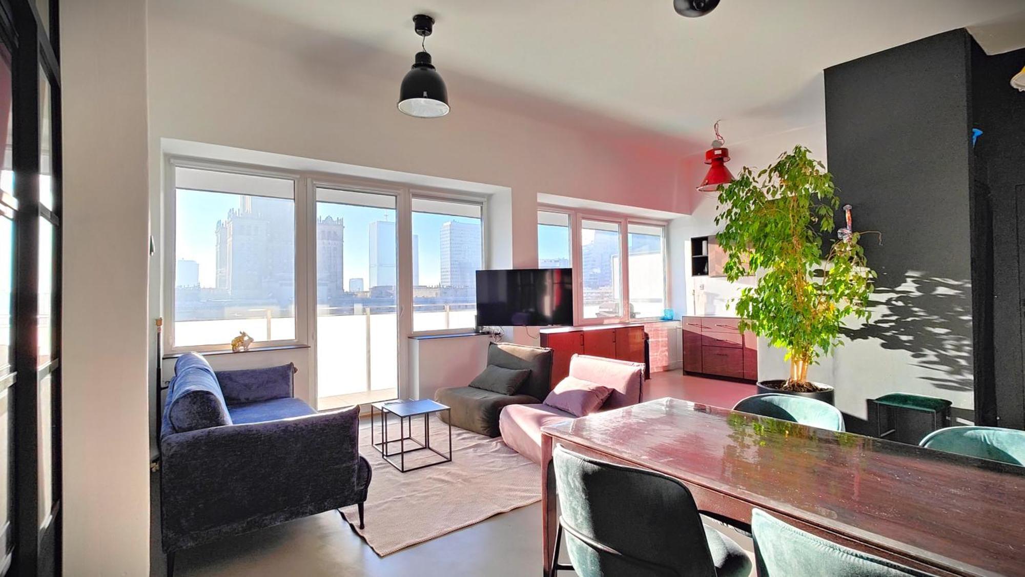 Amazing Loft With View To The Palace Of Culture Warszawa